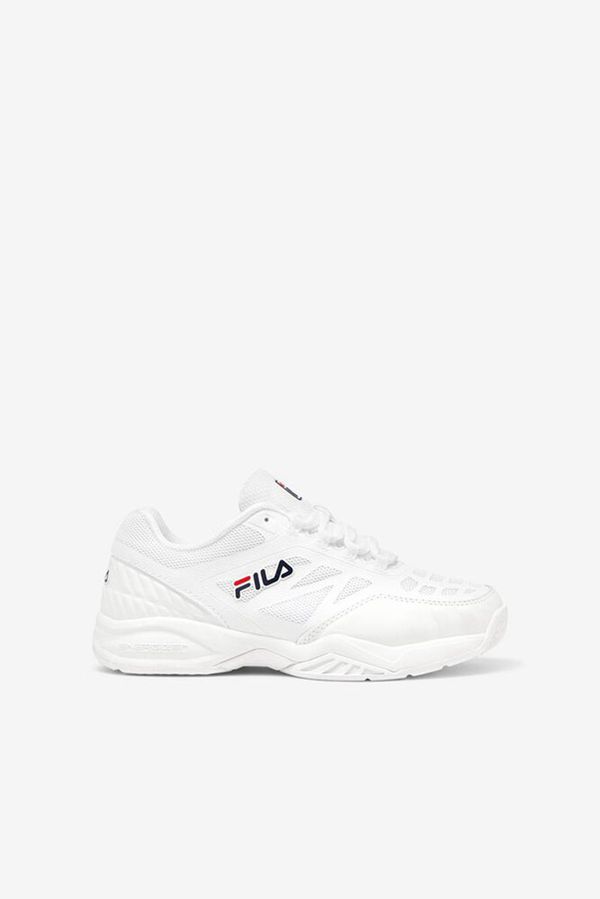 Fila Axilus Jr Boy's Tennis Shoes - White,NZ 703-27513